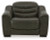 Ashley Center Line Dark Gray 2-Piece Sectional with Recliner