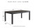 Ashley Jeanette Black Dining Table and 6 Chairs