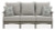 Ashley Visola Gray Outdoor Sofa and Loveseat with 2 Lounge Chairs and End Table