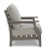 Ashley Visola Gray Outdoor Sofa and 2 Chairs with Coffee Table