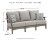 Ashley Visola Gray 6-Piece Outdoor Set with Sofa, 2 Lounge Chairs and Coffee Table Set