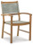 Ashley Janiyah Light Brown Outdoor Dining Table and 4 Chairs