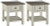 Ashley Bolanburg Two-tone 2 End Tables with Drawer and Cabinet Storage