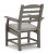 Ashley Visola Gray Outdoor Dining Table and 4 Chairs