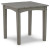 Ashley Visola Gray Outdoor Coffee Table with 2 End Tables