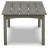 Ashley Visola Gray Outdoor Coffee Table with 2 End Tables