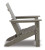 Ashley Visola Gray Outdoor Chair with End Table