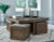 Ashley Boardernest Brown Coffee Table with 1 End Table