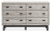 Ashley Vessalli Gray Queen Platform Bed with Dresser