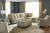 Ashley Dovemont Putty 2-Piece Sectional with Chair and Ottoman