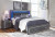 Ashley Lodanna Gray King Platform Storage Bed with Dresser