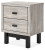 Ashley Vessalli Gray Queen Panel Bed with Mirrored Dresser, Chest and Nightstand