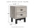Ashley Vessalli Gray Queen Panel Bed with Mirrored Dresser, Chest and Nightstand
