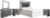 Ashley Lodanna Gray Full Upholstered Panel Headboard Bed with Mirrored Dresser and 2 Nightstands