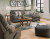 Ashley Dorsten Slate Sofa Chaise and Recliner