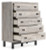 Ashley Vessalli Gray Queen Panel Bed with Mirrored Dresser and Chest