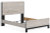 Ashley Vessalli Gray Queen Panel Bed with Mirrored Dresser and Chest