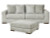 Ashley Regent Park Pewter 2-Piece Sectional with Ottoman
