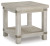 Ashley Carynhurst White Wash Gray 2 End Tables