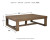 Ashley Cariton Gray Coffee Table with 2 End Tables