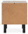 Ashley Vessalli Two-tone King Panel Headboard with Mirrored Dresser, Chest and 2 Nightstands