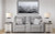 Ashley Biscoe Pewter Sofa, Loveseat and Recliner