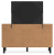 Ashley Vessalli Gray King Panel Bed with Mirrored Dresser and Nightstand