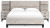 Ashley Vessalli Gray King Panel Bed with Mirrored Dresser