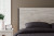 Ashley Vessalli Gray King Panel Bed with Mirrored Dresser