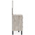 Ashley Vessalli Gray King Panel Bed with Mirrored Dresser