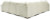 Ashley Lindyn Ivory 5-Piece Sectional with Ottoman