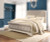 Ashley Realyn Chipped White Queen Sleigh Bed with Dresser