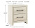 Ashley Cambeck Whitewash Twin Panel Bed with Mirrored Dresser, Chest and Nightstand