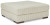 Ashley Lindyn Ivory 3-Piece Sectional with Ottoman