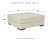 Ashley Lindyn Ivory 3-Piece Sectional with Ottoman 21104/16/46/65/08