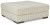 Ashley Lindyn Ivory 2-Piece Sectional with Ottoman