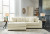 Ashley Lindyn Fog 2-Piece Sectional with LAF Chair / RAF Chaise and Ottoman