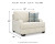 Ashley Valerano Parchment Chair and Ottoman