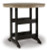 Ashley Fairen Trail Black Driftwood Outdoor Bar Table and 2 Barstools