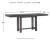 Ashley Myshanna Gray Counter Height Dining Table and 6 Barstools with Storage