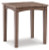 Ashley Emmeline Brown Outdoor Coffee Table with 2 End Tables