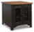 Ashley Valebeck Black Brown Coffee Table with 2 End Tables