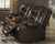 Ashley Vacherie Black Sofa, Loveseat and Recliner