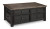 Ashley Tyler Creek Grayish Brown Black Lift Top Coffee Table with 2 Chairside End Tables (Set of 3)