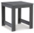 Ashley Amora Charcoal Gray Outdoor Sofa and Loveseat with Coffee Table and 2 End Tables