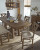 Ashley Moriville Grayish Brown Counter Height Dining Table and 4 Barstools with Storage