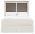 Ashley Cambeck Whitewash King/California King Upholstered Panel Headboard with Dresser