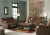 Ashley Tulen Chocolate Sofa, Loveseat and Recliner