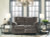 Ashley Tulen Mocha Sofa and Loveseat