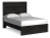 Ashley Belachime Black Full Panel Bed with Mirrored Dresser